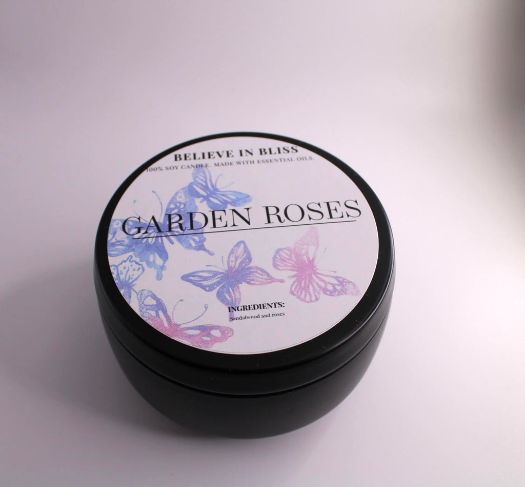 Garden Roses Travel Tin